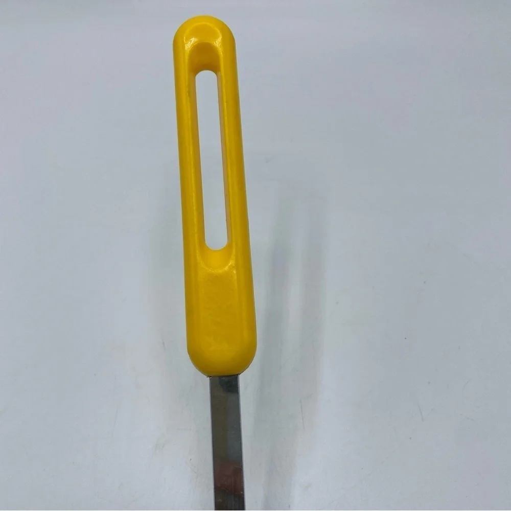 BONNY USA Nylon Solid Serving Spoon Yellow Handle Heat Resistant Vintage